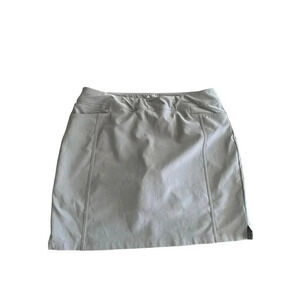 Adidas Golf Women's Ultimate Adistar Gray Pull On Golf Skort Skirt large